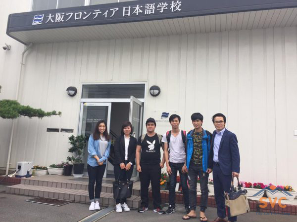 Hình ảnh du học sinh Osaka Frontier Japanese Language School